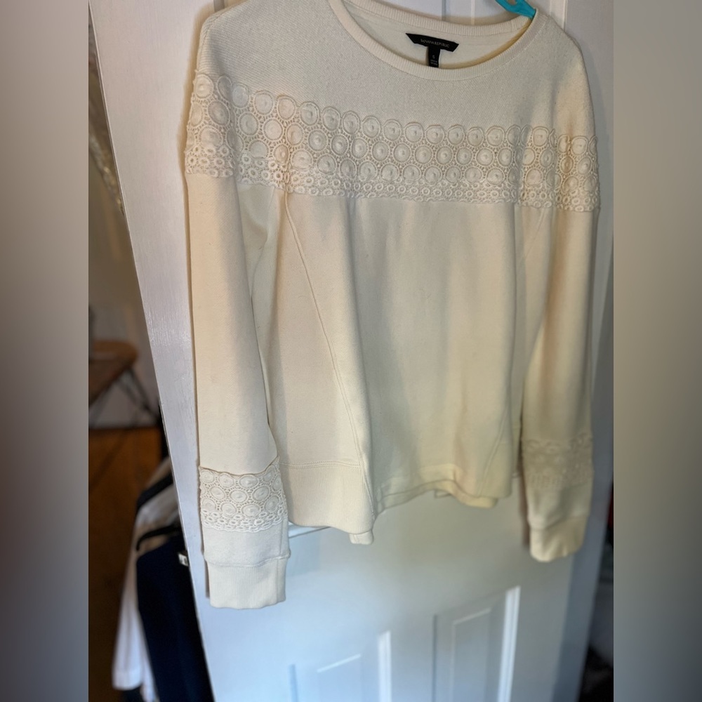 Banana Rebuplic appliqué Sweatshirt